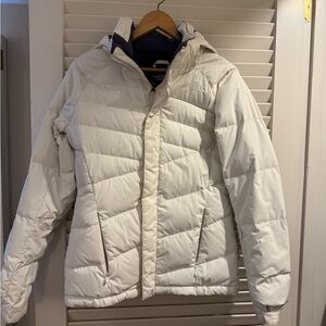 White North Face Ski Jacket